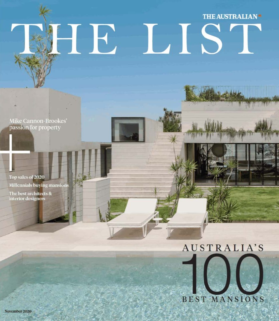 Cover of The Australian, The List - The top Interiors in Australia